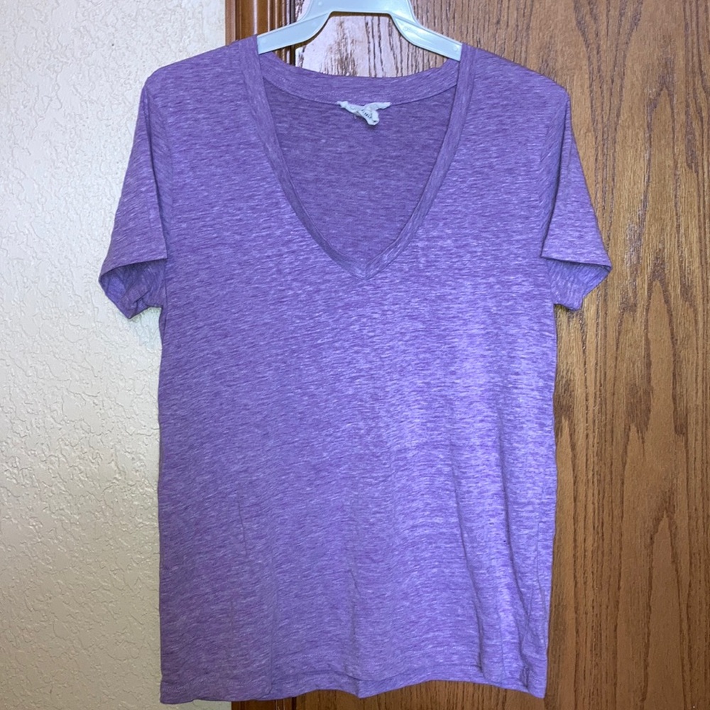 Purple V-Neck